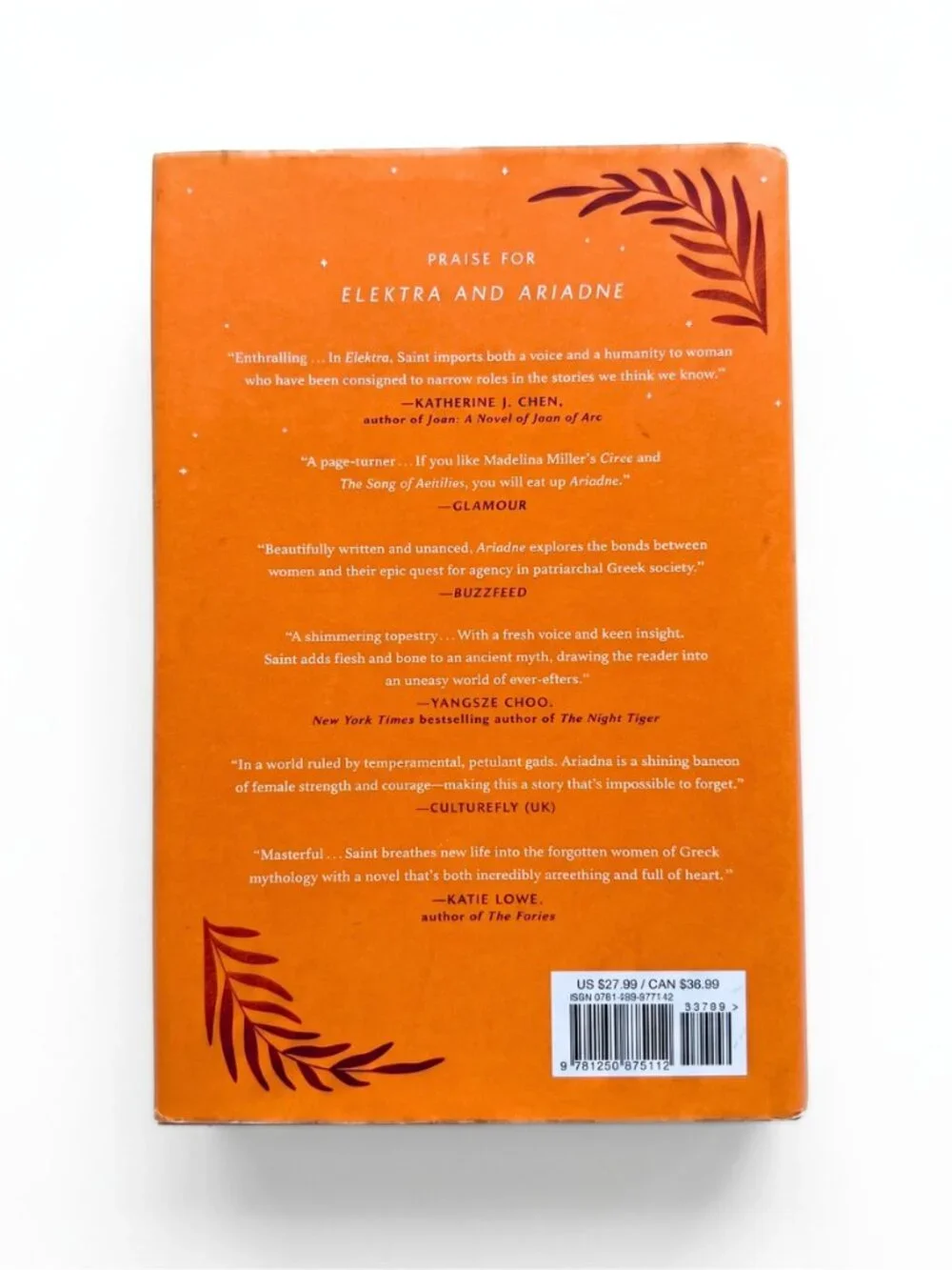 HARDCOVER Greek Myth Adaptation - Elektra by Jennifer Saint - NEW